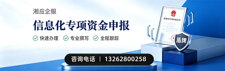 四川信息化专项资金申报服务