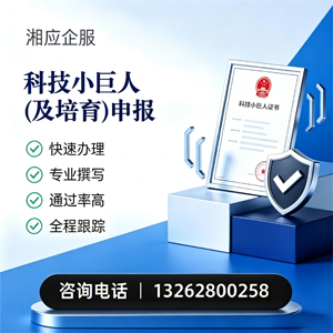 四川科技小巨人及培育企业申报服务